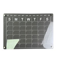 Magnetic Acrylic Whiteboard Transparent Magnetic Acrylic Board Calendar