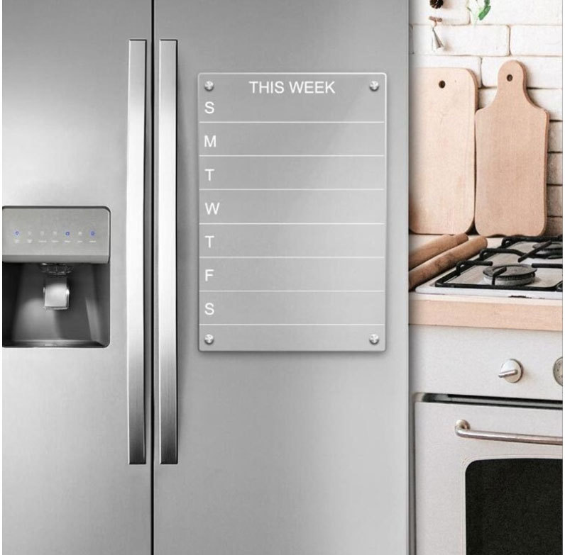 Magnetic Acrylic Whiteboard Transparent Magnetic Acrylic Board Calendar