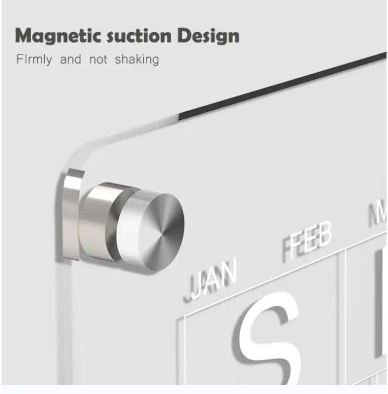 Magnetic Acrylic Whiteboard Transparent Magnetic Acrylic Board Calendar