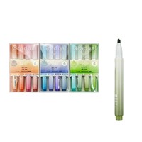 single tip pastel light color school highlighter marker pen set