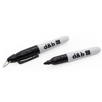 Mini permanent marker pen with keyring